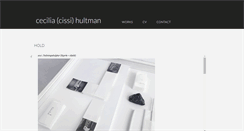Desktop Screenshot of ceciliahultman.se